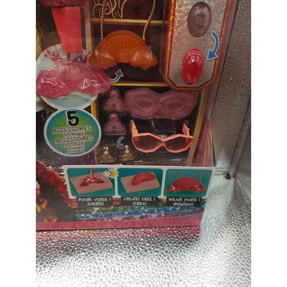Rainbow High Creative Crystals Iris Bow Fashion Doll DIY Resin Accessories NIB - Picture 3 of 5